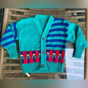 Vintage Toy Soldier sweater, 2T/3T unisex